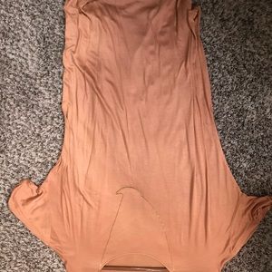 Long tan dressy shirt
